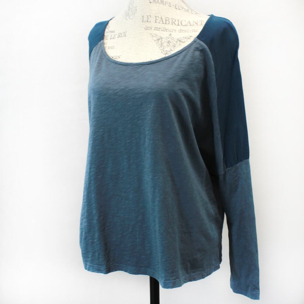 Velvet Graham Spenser vintage slub cotton blouse shirt top Medium